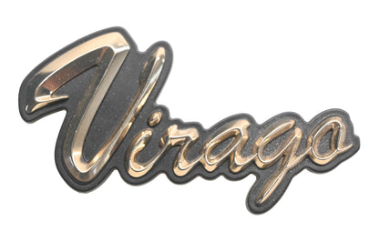 New OEM Yamaha 42H-24786-00-00 Gold Virago Emblem Badge NOS