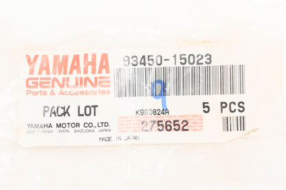 New OEM Yamaha 93450-15023-00 Circlips Qty 5 NOS
