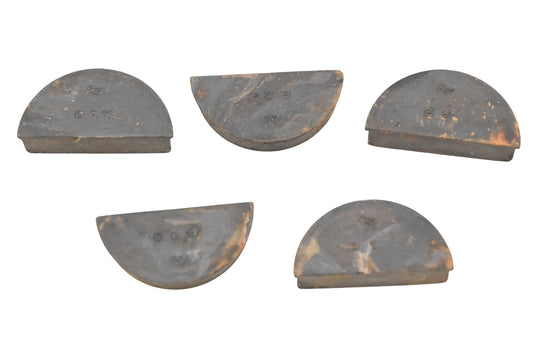 New OEM Yamaha 1J7-11138-00-00 Cylinder Half Circle Plugs Qty 5 NOS