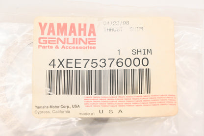 New OEM Yamaha 4XE-E7537-60-00 Thrust Shim .60mm NOS