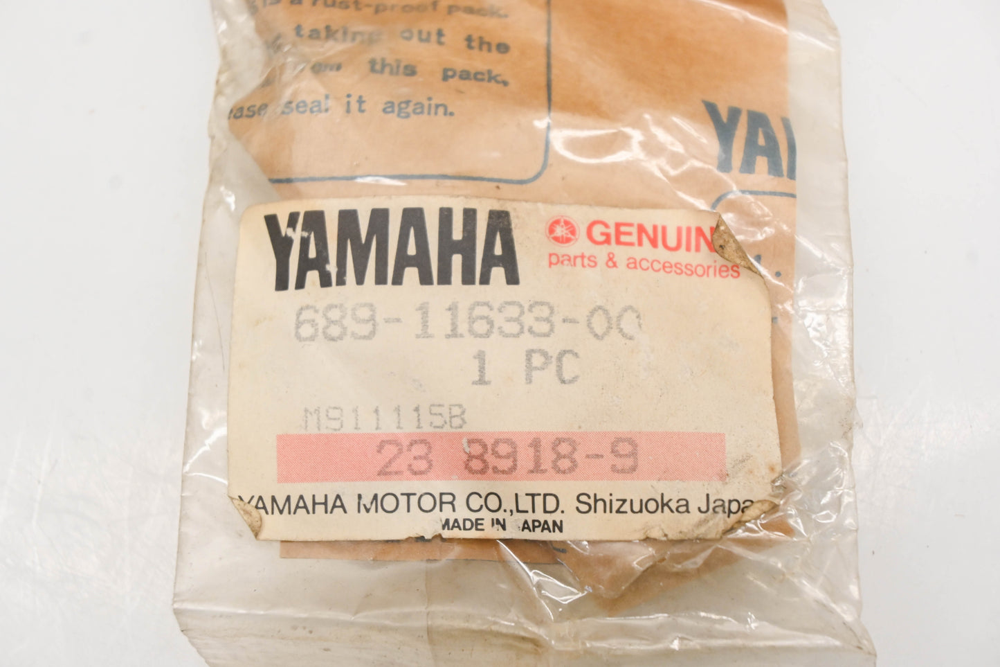 New OEM Yamaha 689-11633-00-00 Wrist Pin NOS