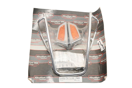 Kuryakyn 7306 Front Fender Trim & Light Kit NOS
