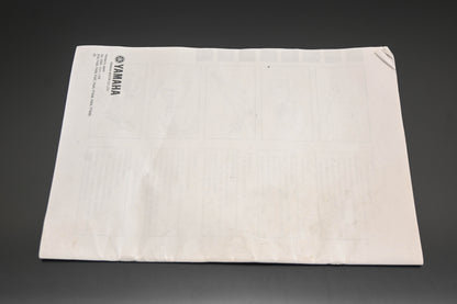 New OEM Yamaha 63B-2819K-16-00 F30/40 F(T)50/60 Installation Manual NOS
