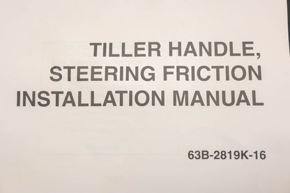 New OEM Yamaha 63B-2819K-16-00 F30/40 F(T)50/60 Installation Manual NOS
