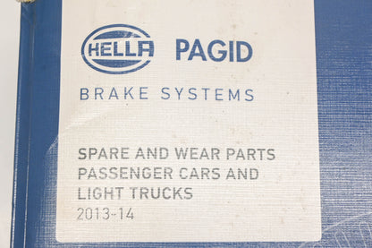 Hella Pagid HU019-24 2013-14 Passenger Car & Light Truck Spare & Wear Parts Guide
