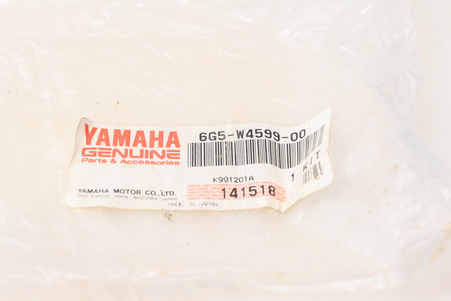New OEM Yamaha 6G5-W4599-00-00 Propeller Nut Kit NOS
