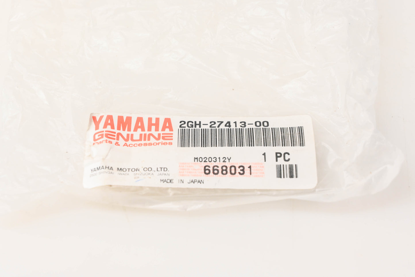 New OEM Yamaha 2GH-27413-00-00 Foot Rest Cover NOS