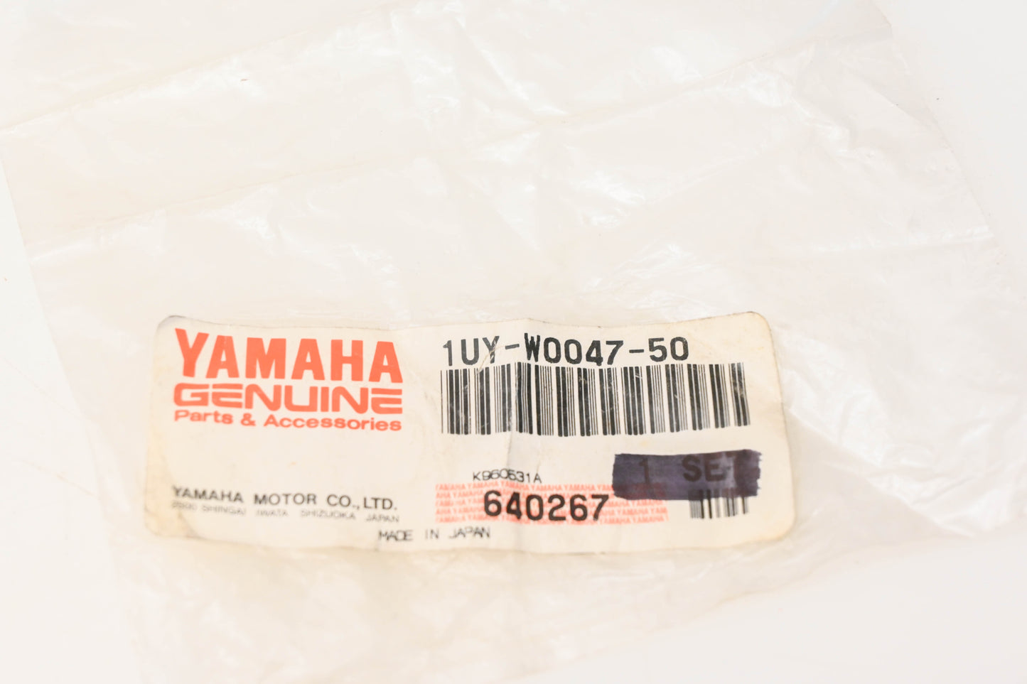 New OEM Yamaha IUY-W0047-50-00 Caliper Seal Kit NOS
