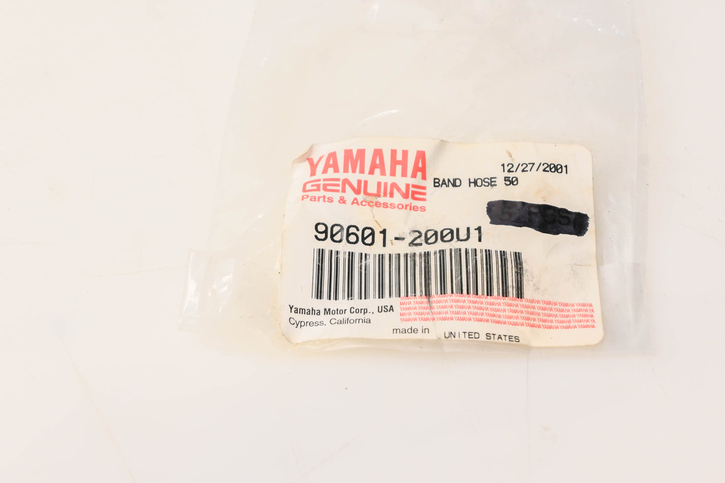 New OEM Yamaha 90601-200U1-00 Zip Tie NOS