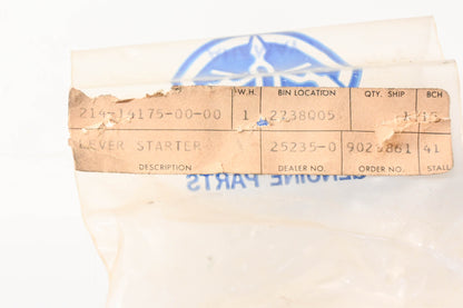 New OEM Yamaha 214-14175-00-00 Starter Lever NOS