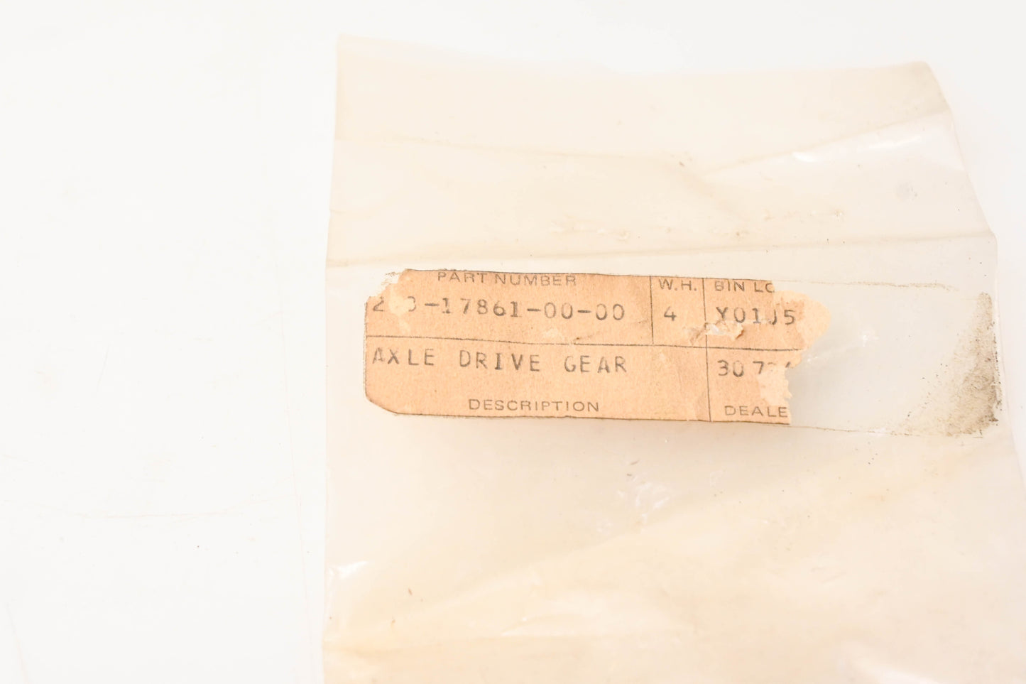New OEM Yamaha 248-17861-00-00 Axle Drive Gear NOS