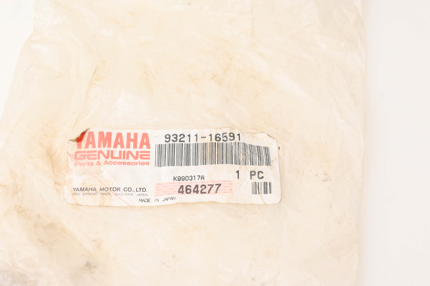 New OEM Yamaha 93211-16591-00 O-Ring NOS