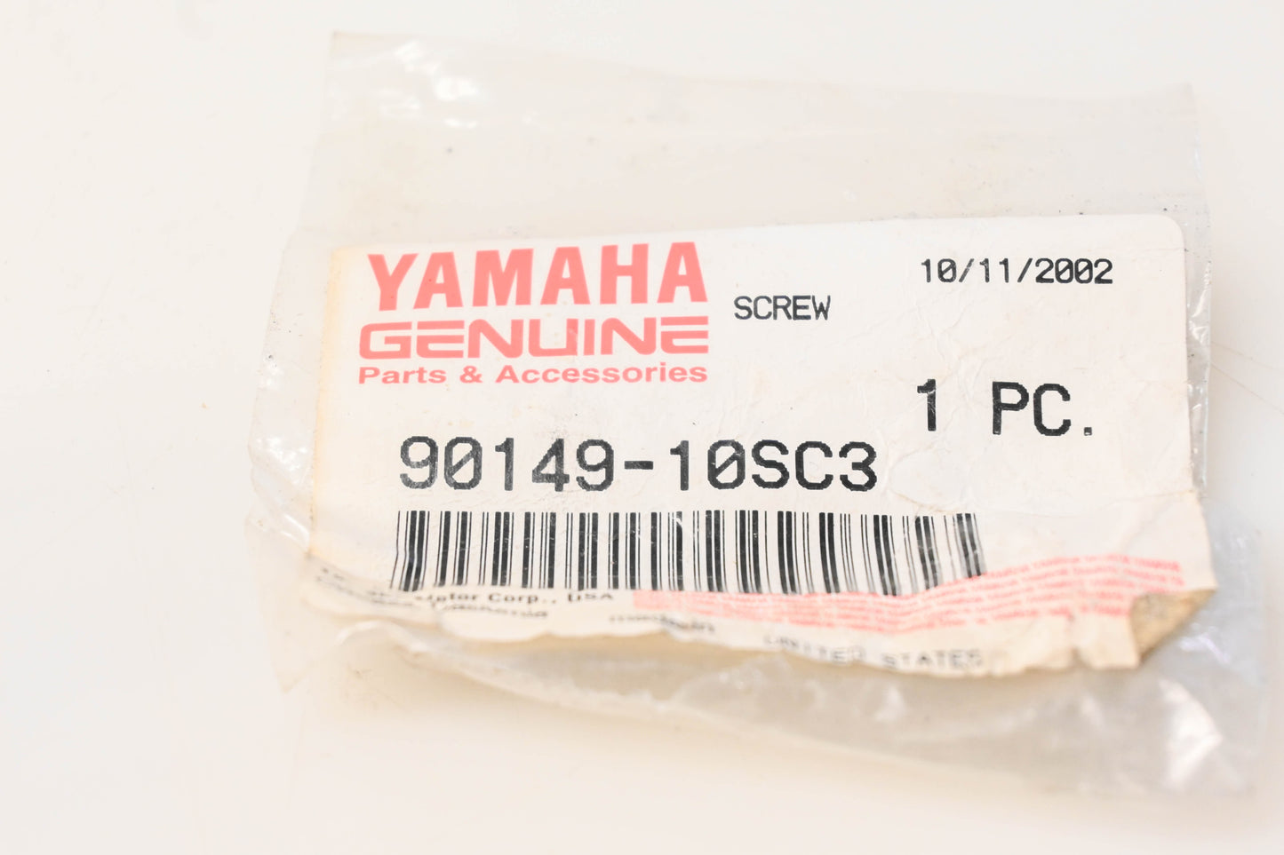 New OEM Yamaha 90149-10SC3-00 Screw NOS