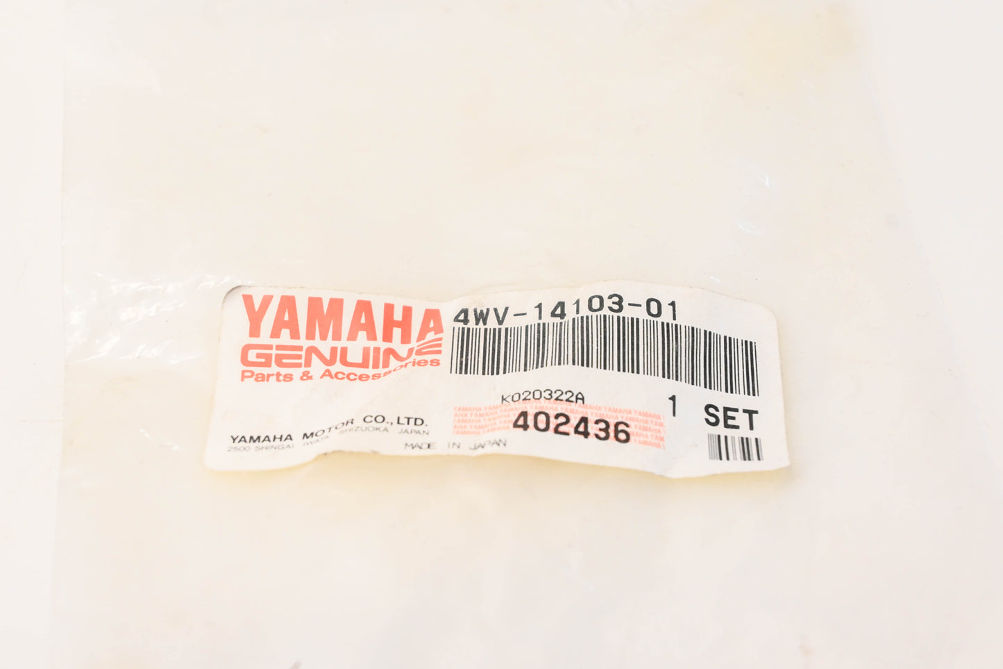 New OEM Yamaha 4WV-14103-01-00 Throttle Screw Set NOS
