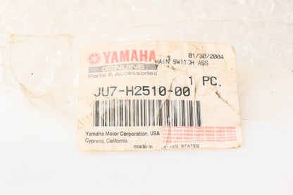 New OEM Yamaha JU7-H2510-00-00 Ignition Key Switch NOS