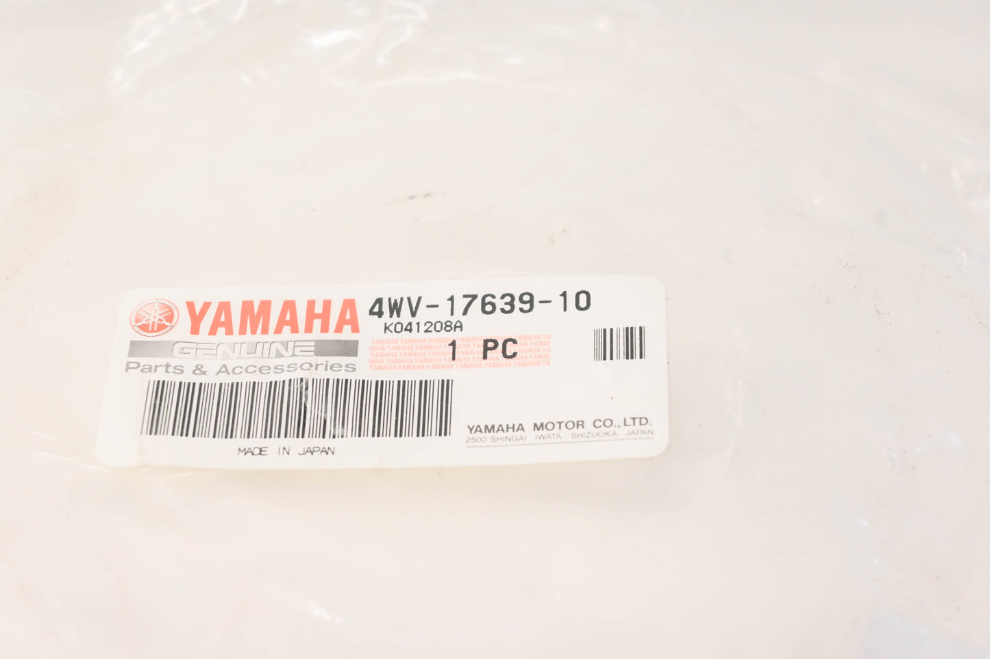 New OEM Yamaha 4WV-17639-10-00 Stopper NOS