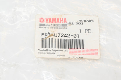 New OEM Yamaha F0R-U7242-01-00 Choke Cable NOS