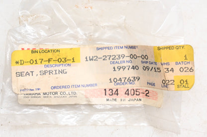 New OEM Yamaha 1W2-27239-00-00 Spring Seat NOS