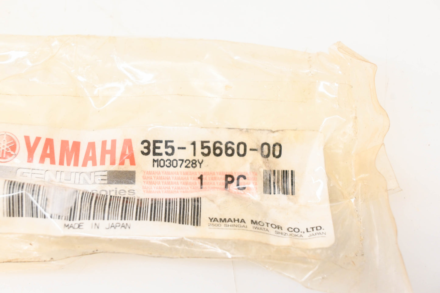 New OEM Yamaha 3E5-15660-00-00 Kick Start Shaft NOS