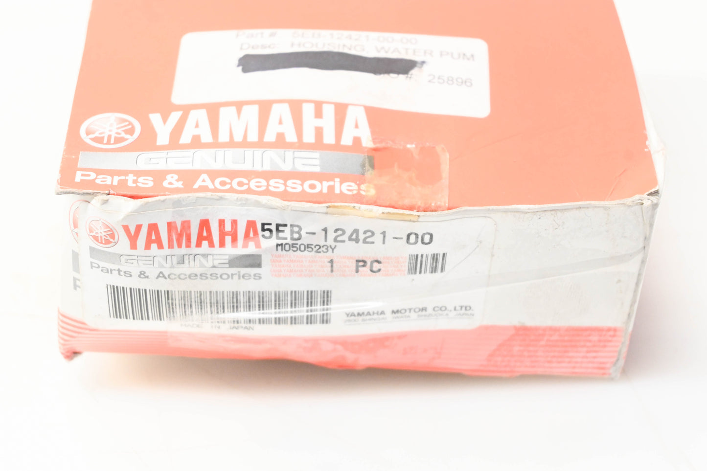 New OEM Yamaha 5EB-12421-00-00 Water Pump Housing NOS