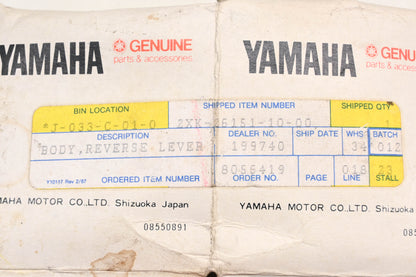 New OEM Yamaha 2XK-26151-10-00 Reverse Lever Body NOS