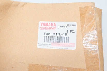 New OEM Yamaha F0V-U417L-10-00 Graphic B XLT1200 NOS