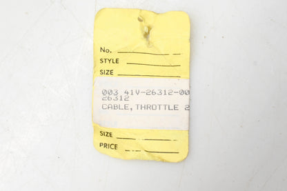 New OEM Yamaha 41V-26312-00-00 Throttle Cable NOS