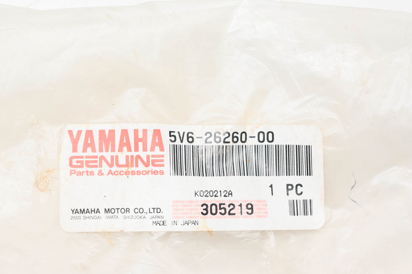 New OEM Yamaha 5V6-26260-00-00 Throttle Cable NOS