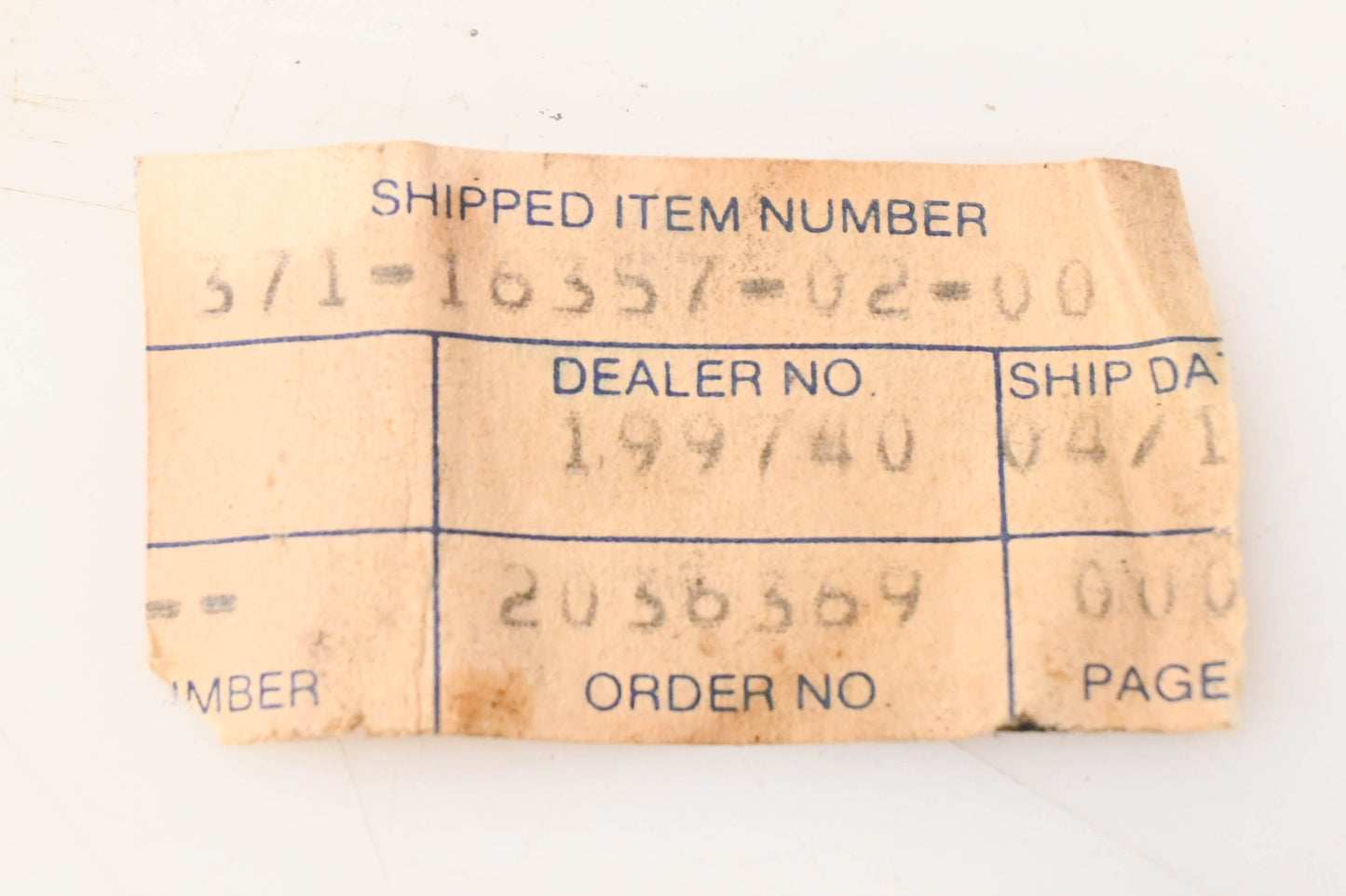 New OEM Yamaha 371-16357-02-00 Push Rod NOS
