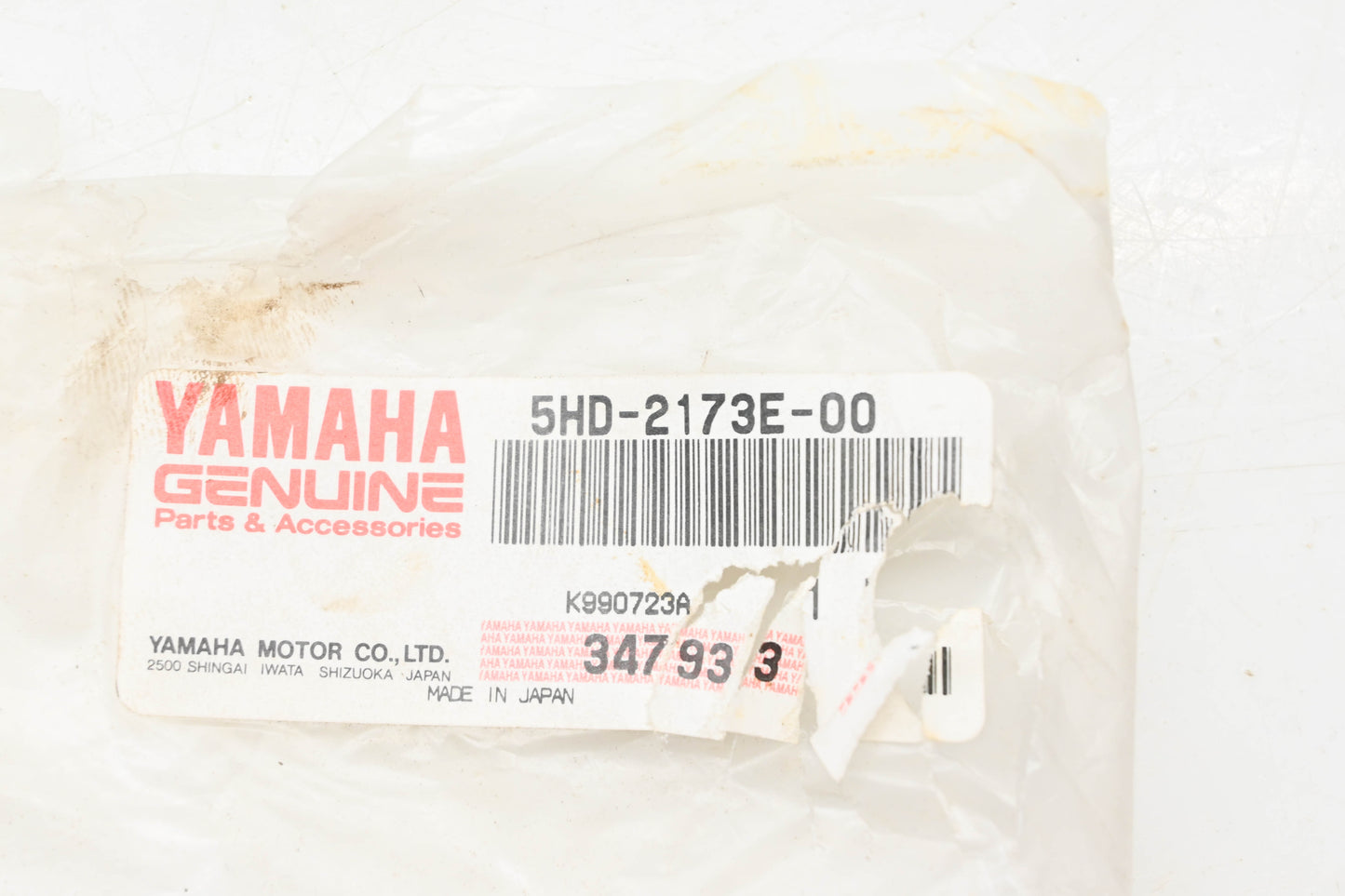 New OEM Yamaha 5HD-2173E-00-00 Graphic Decal NOS