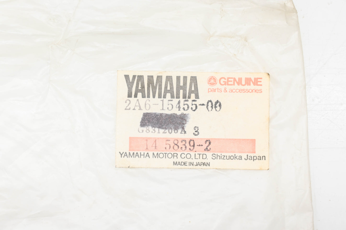 New OEM Yamaha 2A6-15455-00-00 Generator Cover Gasket NOS