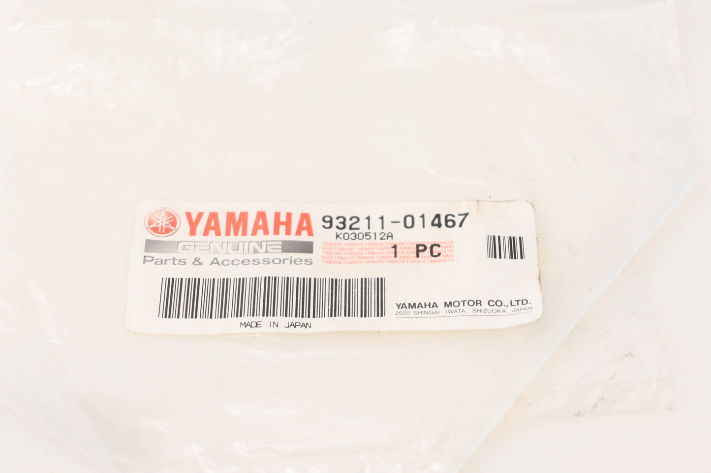 New OEM Yamaha 93211-01467-00 Cylinder O-Ring NOS