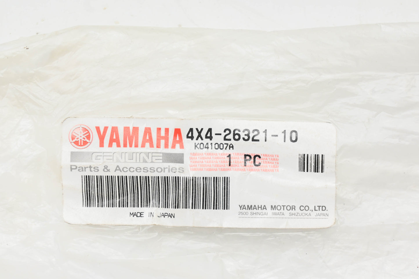 New OEM Yamaha 4X4-26311-11-00, 4X4-26321-10-00 Throttle Cable NOS