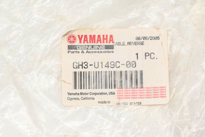 New OEM Yamaha GH3-U149C-00-00 Reverse Cable NOS