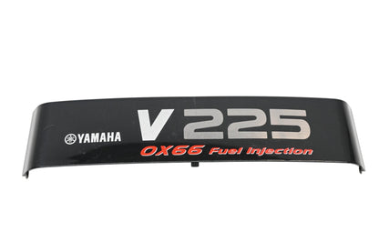 New OEM Yamaha 65J-42686-00-00 V225 Front Emblem NOS