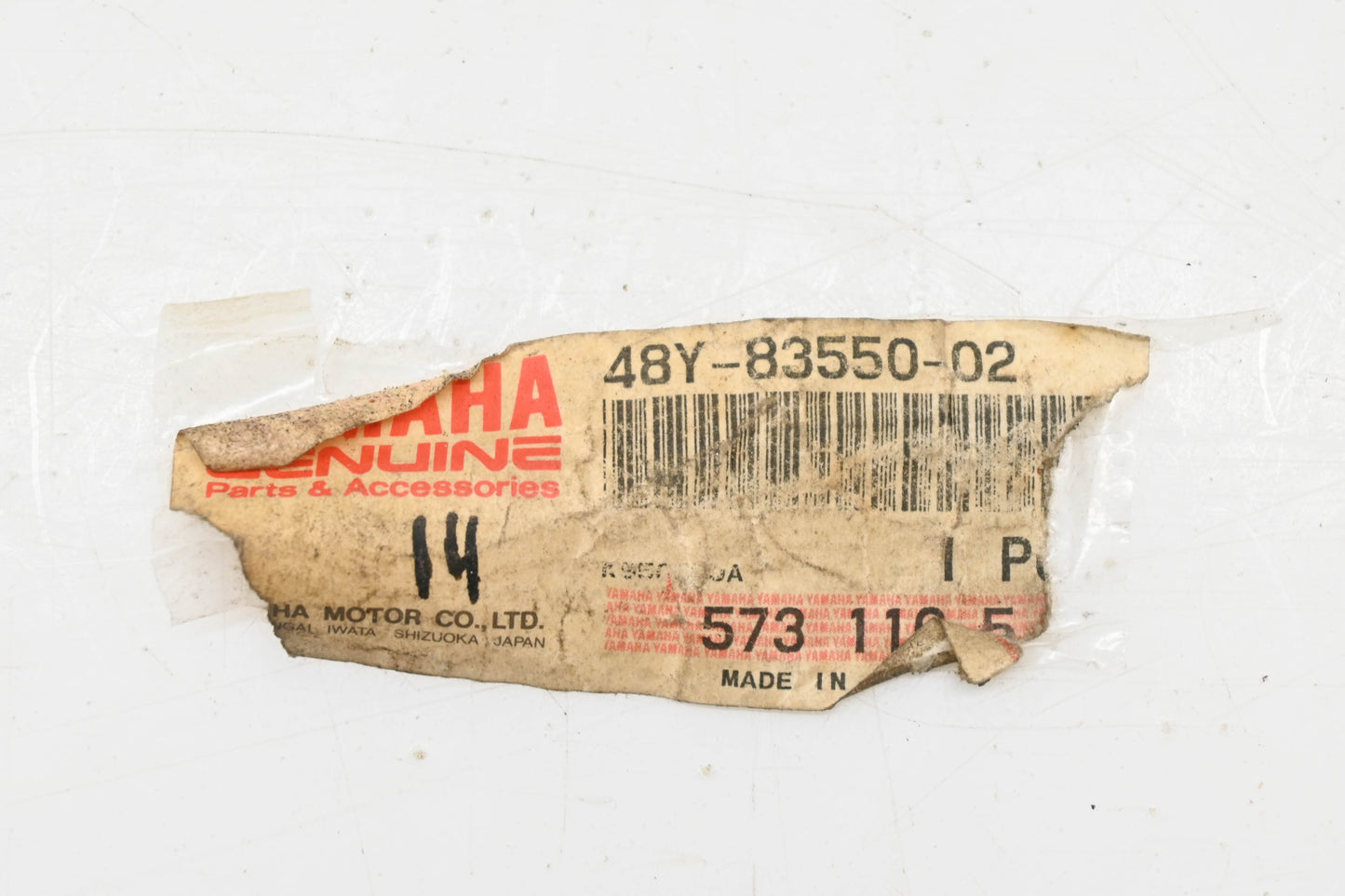 New OEM Yamaha 48Y-83550-02-00 Speedometer Cable NOS
