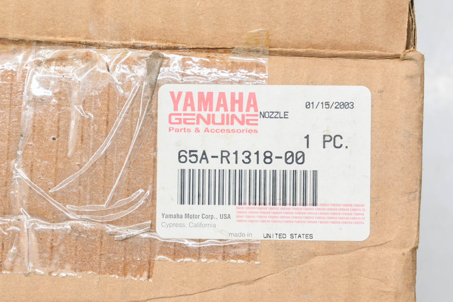 New OEM Yamaha 65A-R1318-00-00 Pump Nozzle NOS