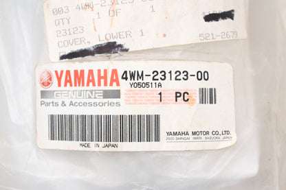 New OEM Yamaha 4WM-23123-00-00 Chrome Lower Fork Cover NOS