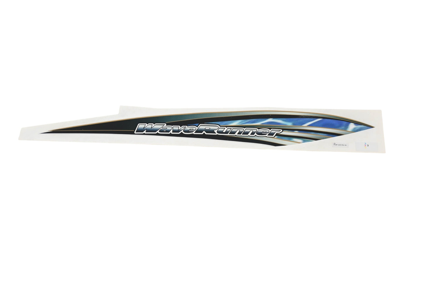 New OEM Yamaha F0P-U417D-10-00 Wave Runner Graphic Decal NOS