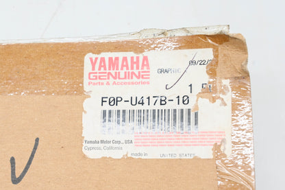 New OEM Yamaha F0P-U417B-10-00 Wave Runner Graphic Decal NOS