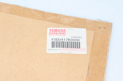 New OEM Yamaha F0D-U417K-00-00 Graphic Decal NOS