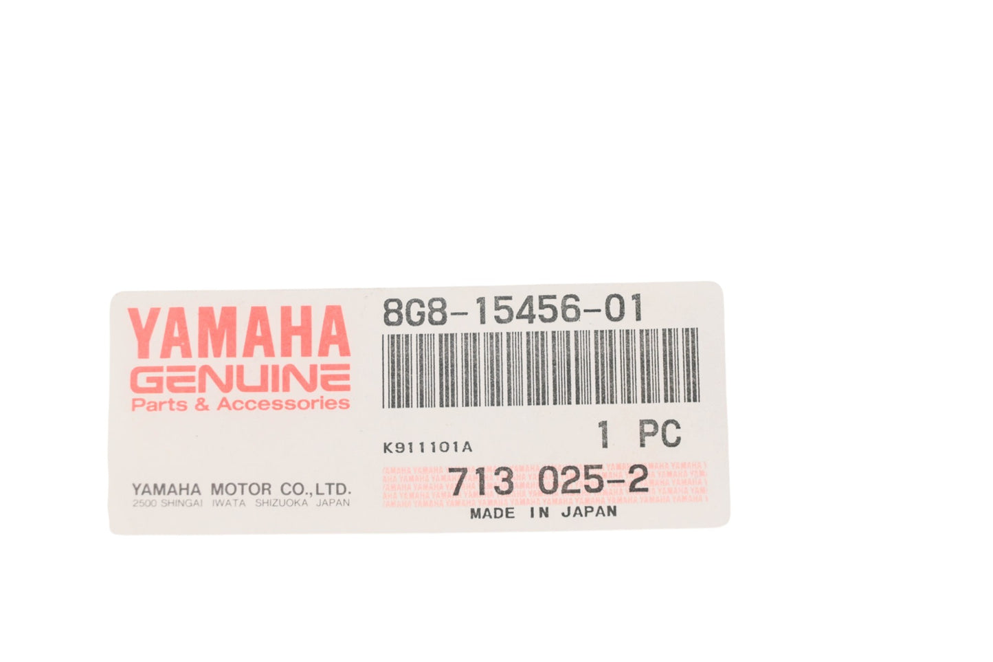 New OEM Yamaha 8G8-15456-01-00 Pump Cover Gasket NOS