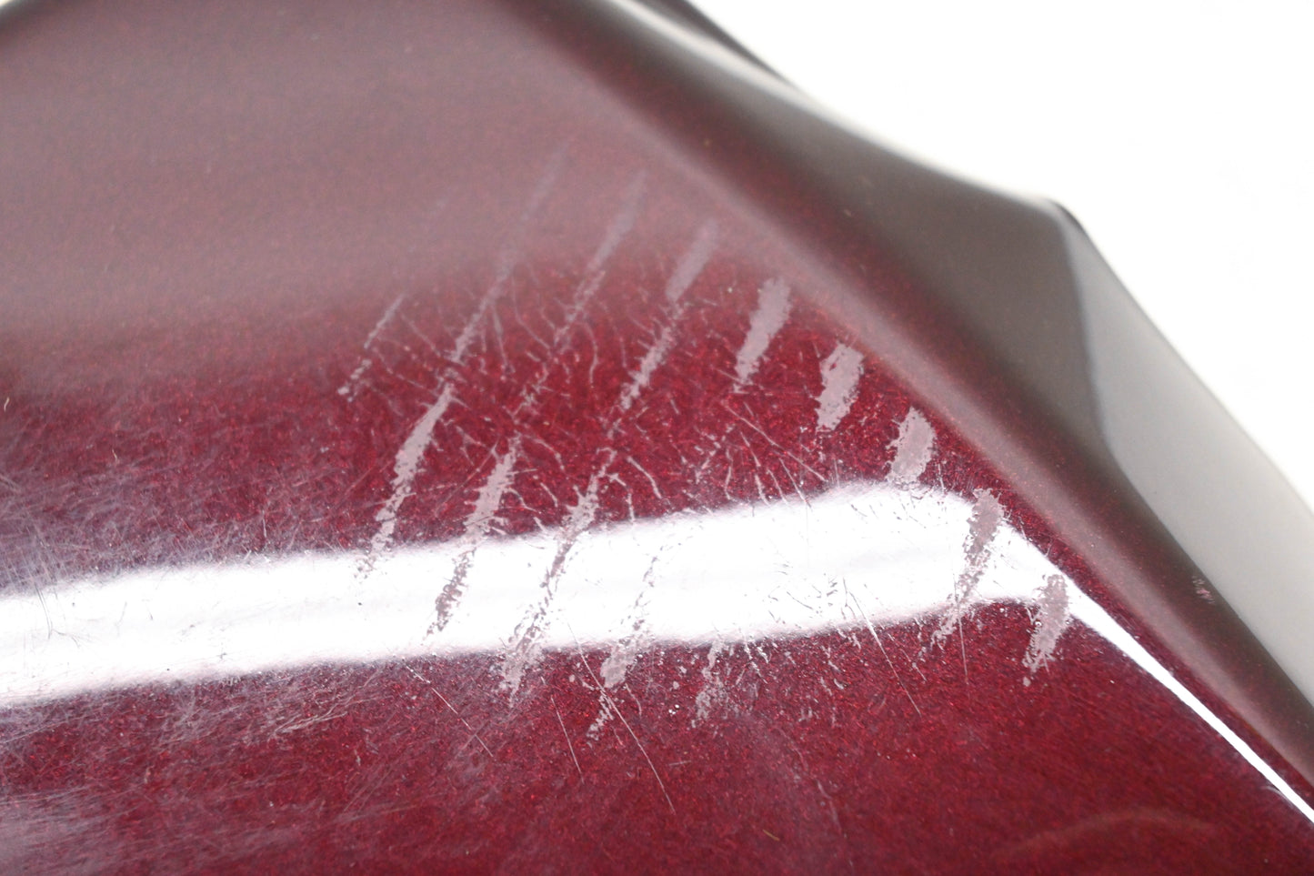 New OEM Yamaha 2L0-21721-H9-00, 2L0-21721-H9 Dark Burgandy Left Side Cover NOS