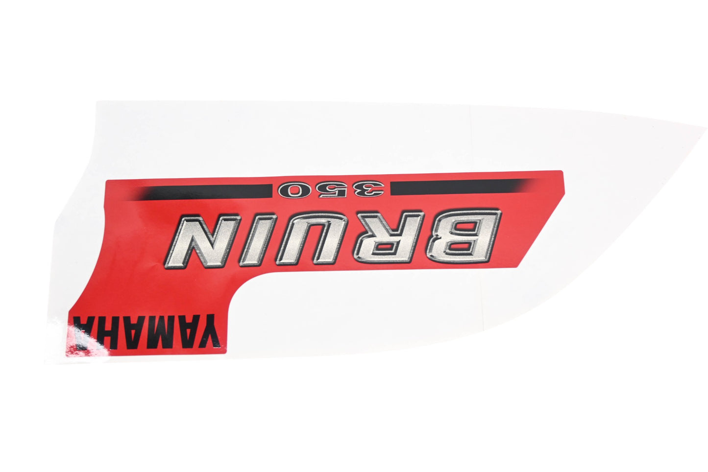 New OEM Yamaha 5UH-F1782-00-00 Red Bruin 350 Emblem Decal NOS