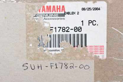 New OEM Yamaha 5UH-F1782-00-00 Red Bruin 350 Emblem Decal NOS