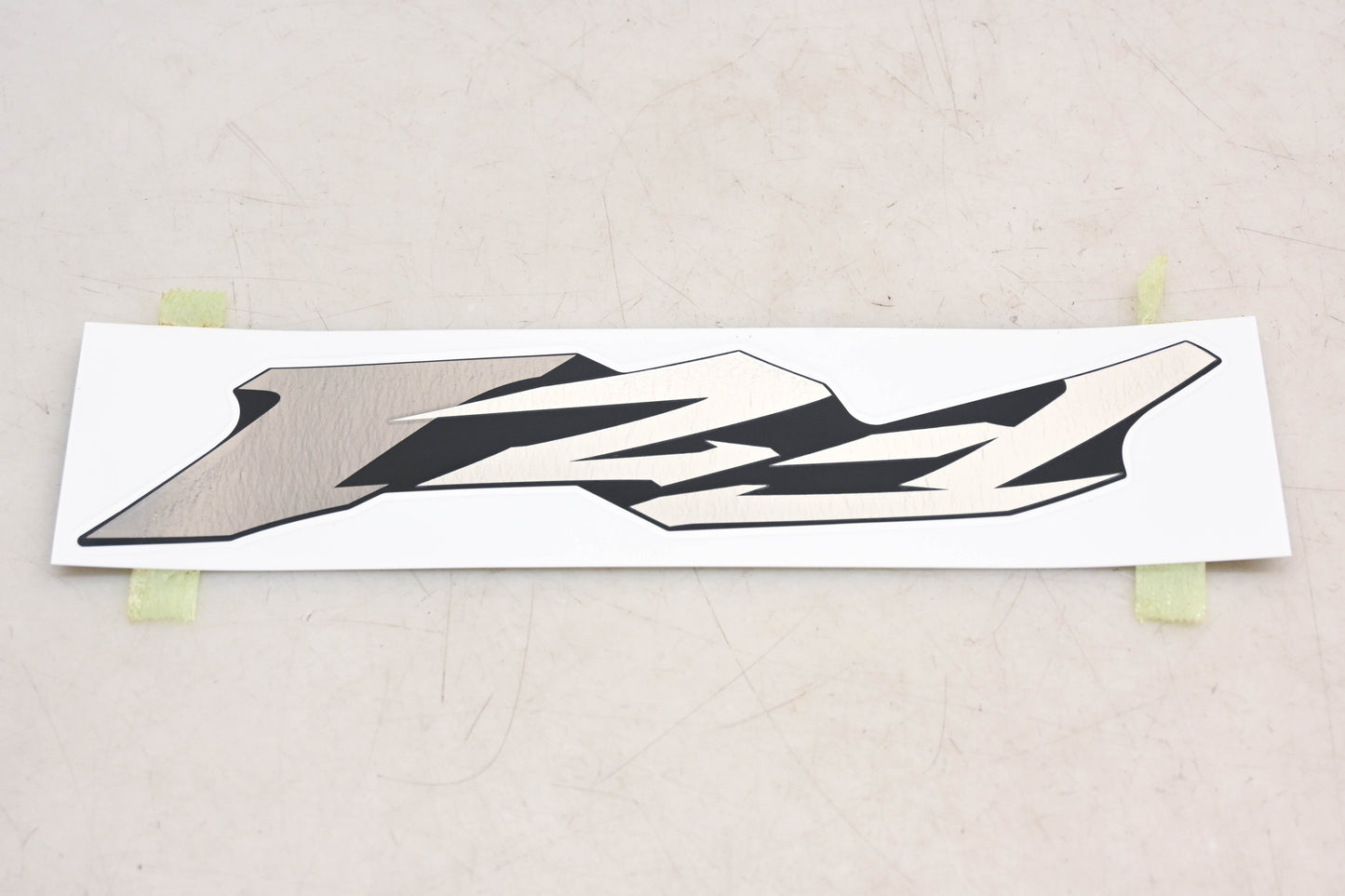 New OEM Yamaha 5LV-28328-00-00 Silver Black FZ1 Emblem Decal NOS