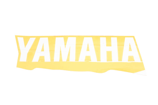New OEM Yamaha 68F-42682-40-00 White Emblem Decal NOS