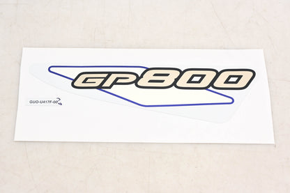 New OEM Yamaha GU0-U417F-00-00 GP800 Graphic Decal NOS