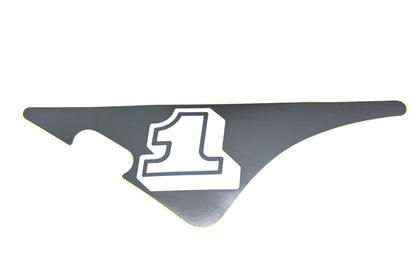 New OEM Yamaha 21W-21781-00-00 Black White #1 Emblem Decal NOS