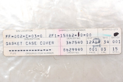 New OEM Yamaha 2F1-15462-00-00 Right Crankcase Cover Gasket NOS